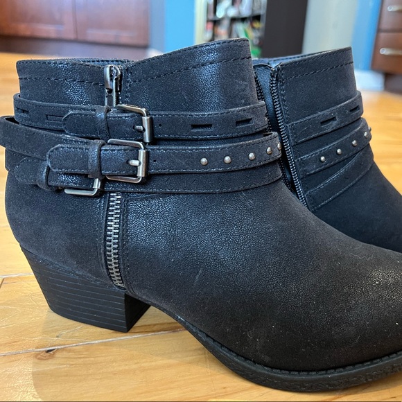 sonoma black ankle boots
